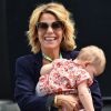 Laura Tenoudji (la femme de Christian Estrosi) et sa fille Bianca lors du Grand Prix de France de formule 1 sur le circuit du Castellet le 24 juin 2018. © Bruno Bebert / Bestimage