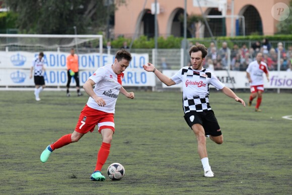 Louis Ducruet le 22 mai 2018 lors du match caritatif entre l'AS Star Team for Children et l'Association mondiale des pilotes de F1 le 22 mai 2018 à Menton en marge du Grand Prix de Monaco. © Bruno Bebert/Bestimage