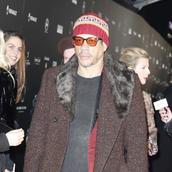 JoeyStarr arrive à la 14ème cérémonie des Globes de Cristal, à la salle Wagram à Paris, le 4 février 2019. © Marc Ausset-Lacroix/Bestimage