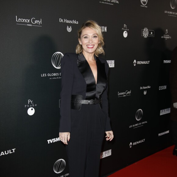 Anne Marivin arrive à la 14ème cérémonie des Globes de Cristal, à la salle Wagram à Paris, le 4 février 2019. © Marc Ausset-Lacroix/Bestimage