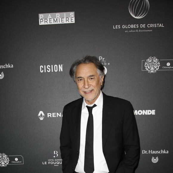 Richard Berry arrive à la 14ème cérémonie des Globes de Cristal, à la salle Wagram à Paris, le 4 février 2019. © Marc Ausset-Lacroix/Bestimage
