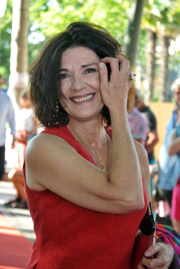 Exclusif - Anne Canovas au 12ème festival "Les Hérault du Cinéma et de la Télévision" au Cap d'Agde, le 18 juin 2015.