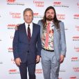 Viggo Mortensen et son fils Henry lors de la 18ème soirée annuelle des "Movies for Grownups Awards" du "AARP The Magazine" à l'hôtel Beverly Wilshire Four Seasons à Beverly Hills, Los Angeles, le 4 février 2019.