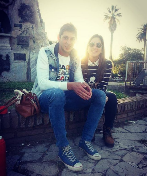 Emiliano Sala et sa soeur Romina, photo publiée sur Instagram par Romina suite à la disparition de son frère le 21 janvier 2019