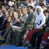 La famille royale de Suède à Borgholm le 14 juillet 2018 lors des célébrations du 41e anniversaire de la princesse héritière Victoria de Suède.