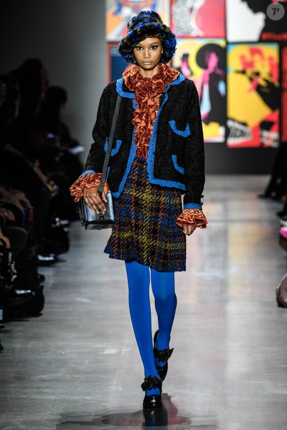 Défilé Anna Sui lors de la Fashion Week automne-hiver 2019/2020 à New York, le 11 février 2019.