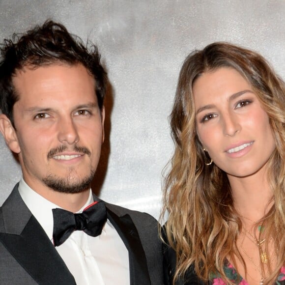 Semi-Exclusif - Laury Thilleman et son compagnon Juan Arbelaez - Cocktail pour la remise des GQ Awards "Les Hommes de l'Année 2018" au Centre Pompidou à Paris, le 26 novembre 2018. © Veeren/Bestimage