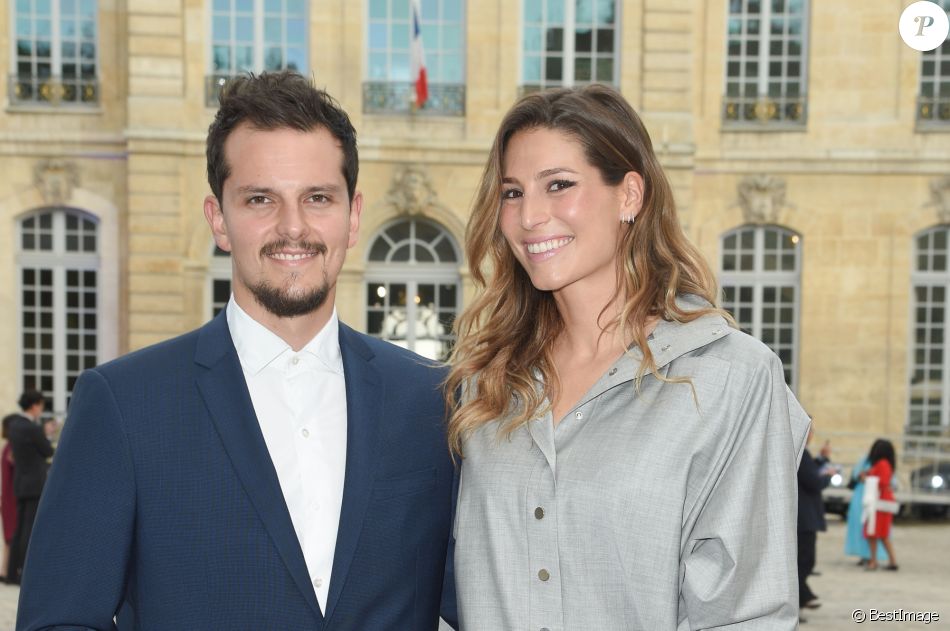 Juan Arbelaez et sa compagne Laury Thilleman (Miss France 2011