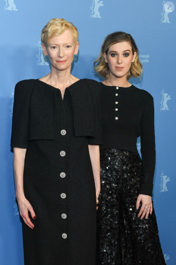 Tilda Swinton et sa fille Honor Swinton - Byrne - Première du film "The Souvenir" lors du 69ème Festival International du Film de Berlin, La Berlinale le 12 février 2019.