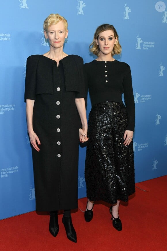 Tilda Swinton et sa fille Honor Swinton - Byrne - Première du film "The Souvenir" lors du 69ème Festival International du Film de Berlin, La Berlinale le 12 février 2019.