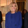 Claire Chazal et la première dame Brigitte Macron - Remise des insignes de chevalier de l'Ordre national de la Légion d'Honneur au metteur en scène Olivier Py au ministère de la Culture à Paris, le 6 février 2019. © Giancarlo Gorassini/Bestimage