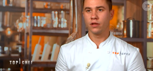 Baptiste lors du troisième épisode de "Top Chef" saison 10 mercredi 20 février 2019 sur M6.