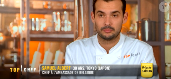 Samuel lors du troisième épisode de "Top Chef" saison 10 mercredi 20 février 2019 sur M6.
