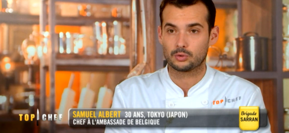 Samuel lors du troisième épisode de "Top Chef" saison 10 mercredi 20 février 2019 sur M6.