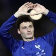 Benjamin Pavard - Les Bleus fêtent leur deuxième étoile avec leurs supporters après le match de la Ligue des nations opposant la France aux Pays-Bas, au Stade de France, à Saint-Denis, Seine Saint-Denis, le 9 septembre 2018. © Cyril Moreau/Bestimage