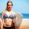 Elodie de "Mariés au premier regard 3" surfeuse, à Bordeaux - Instagram, 31 août 2018