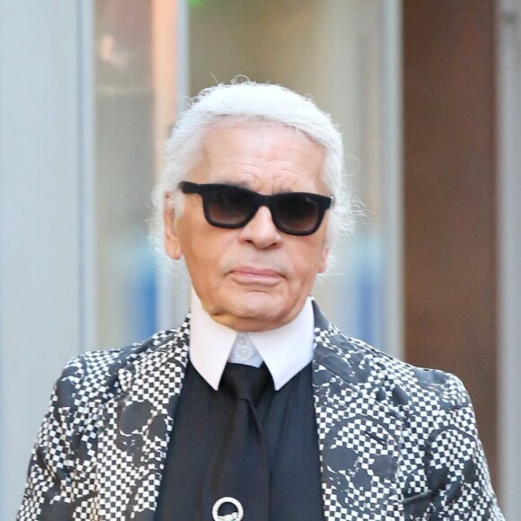 Karl Lagerfeld à Saint Tropez, le 1er aout 2013.