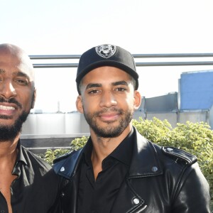 Exclusif - Stomy Bugsy et son fils Bilal Duarte - Soirée de la gamme de soins D.Kup au restaurant la Maison Blanche à Paris le 18 juin 2018. © Rachid Bellak/Bestimage