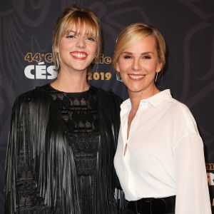 Laurence Ferrari et sa fille Laëtitia Hugues - Photocall de la 44ème cérémonie des César à la salle Pleyel à Paris. Le 22 février 2019 © Borde-Jacovides / Bestimage