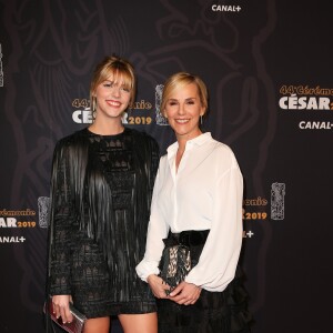 Laurence Ferrari et sa fille Laëtitia Hugues - Photocall de la 44ème cérémonie des César à la salle Pleyel à Paris. Le 22 février 2019 © Borde-Jacovides / Bestimage