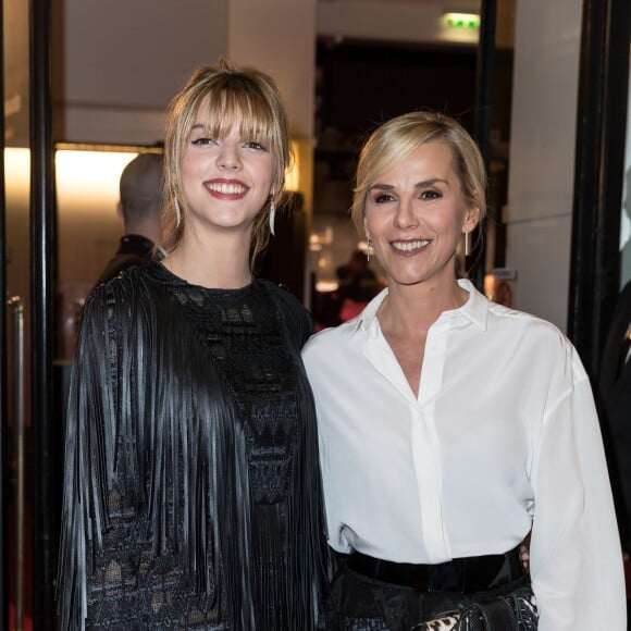 Laurence Ferrari et sa fille Laetitia Hughes - Arrivées à la 44ème cérémonie des César à la salle Pleyel à Paris. Le 22 février 2019 © Borde-Jacovides / Bestimage