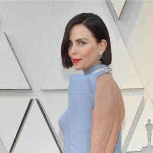 Charlize Theron lors du photocall des arrivées de la 91ème cérémonie des Oscars 2019 au théâtre Dolby à Hollywood, Los Angeles, Californie, Etats-Unis, le 24 février 2019.  Celebs attending the 91st Annual Academy Awards at Dolby theater in Hollywood, Los Angeles, CA, USA, on February 24, 2019.24/02/2019 - Los Angeles