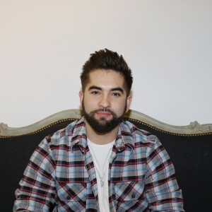 Exclusif - Kendji Girac lors de la présentation de la collection MSKH (Pull en Pur Cachemire, tissés en Italie) pendant la Fashion Week prêt-à-porter automne-hiver 2019/2020 au show Room Xavier Lavergne à Paris, France, le 25 février 2019. © Marc Ausset-Lacroix/Bestimage