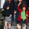 Charlotte Gainsbourg, François-Henri Pinault, sa femme Salma Hayek à la sortie du défilé de mode prêt-à-porter automne-hiver 2019/2020 "Saint Laurent" à Paris le 26 février 2019. © CVS / Veeren / Bestimage