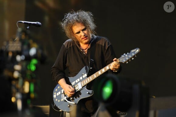 Robert Smith et son groupe 'The Cure' en concert lors du festival de musique "British Summer Time 2018" à Hyde Park à Londres le 7 juillet 2018  Robert Smith of 'The Cure' performing at British Summer Time 2018, Hyde Park in London on july 7, 201807/07/2018 - Londres