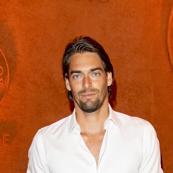 Camille Lacourt lors du dîner de la "Soirée Blanche" au bar Magnum du Village de Roland Garros à Paris, le 7 juin 2018. © Pierre Perusseau/Bestimage