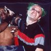 Keith Flint lors d'un concert de The Prodigy en août 1996 au festival de Reading. Le chanteur anglais est mort le 4 mars 2019 à 49 ans.