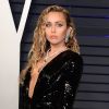 Miley Cyrus à la soirée Vanity Fair Oscar Party à Los Angeles, le 24 février 2019