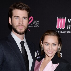 Miley Cyrus et son mari Liam Hemsworth à la soirée caritative The Women's Cancer Research Fund's An Unforgettable Evening à Beverly Hills, le 28 février 2019