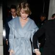 Joe Alwyn et sa compagne Taylor Swift - Arrivée et sortie des people à l'after party des BAFTA Awards "Vogue x Tiffany Fashion and Film" au club Annabel's à Londres, le 10 février 2019.
