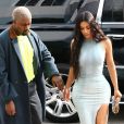 Kim Kardashian et son mari Kanye West sortent de leur hôtel à Miami Le 05 janvier 2019