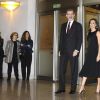 Le roi Felipe VI et la reine Letizia d'Espagne présidaient le 7 mars 2019 au concert à la mémoire des victimes du terrorisme, à l'auditorium national à Madrid.