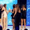 Cheryl, Anne-Marie et les chanteuses du groupe Little Mix - Soirée de la 2ème édition "The Global Awards 2019" à Londres le 7 mars 2019.