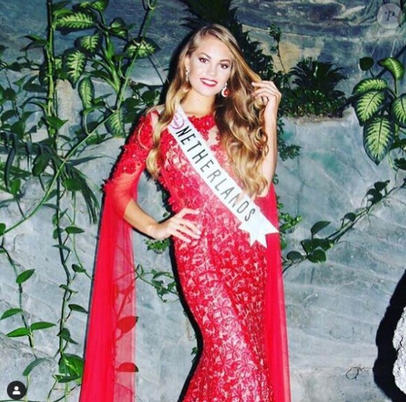 Lotte van der Zee lors du concours Miss Teen Universe, au Guatemala, le 26 juillet 2017.