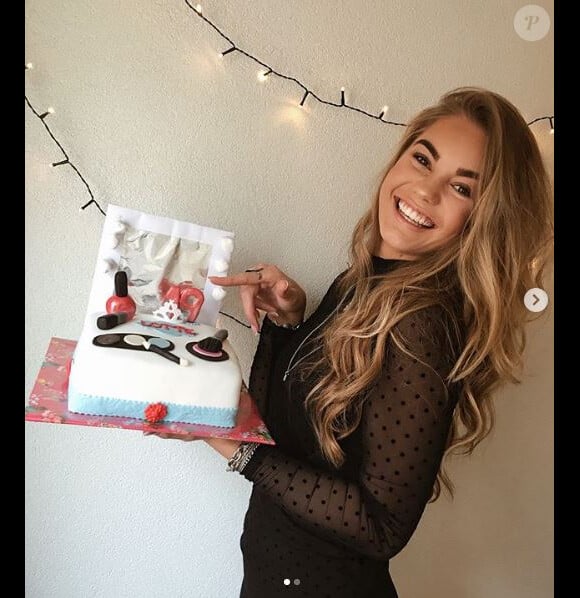 Lotte van der Zee le jour de ses 19 ans. Instagram, le 21 février 2018.