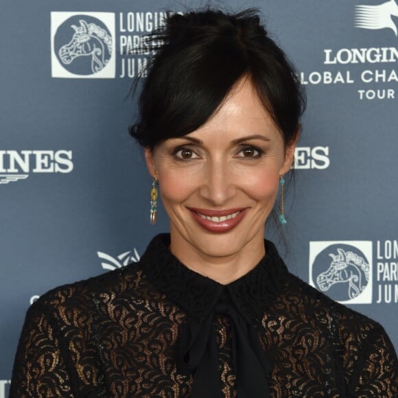 Exclusif - Géraldine Maillet - Photocall lors du Longines Paris Eiffel Jumping au Champ de Mars à Paris, le 7 juillet 2018. © Borde-Veeren/Bestimage