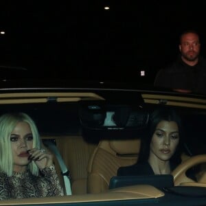 Kourtney Kardashian, Kim Kardashian, Khloé Kardashian et Kylie Jenner sont allées diner au restaurant Giorgio Baldi à Santa Monica, le 12 mars 2019.