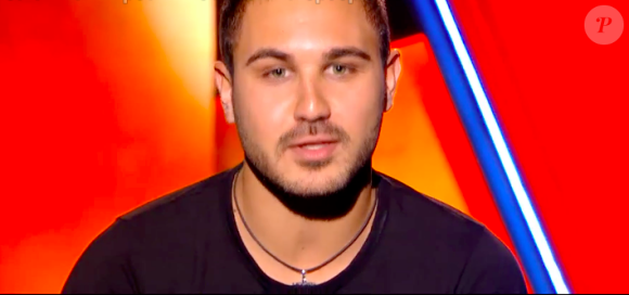 Petru dans "The Voice 8" sur TF1, le 23 mars 2019.
