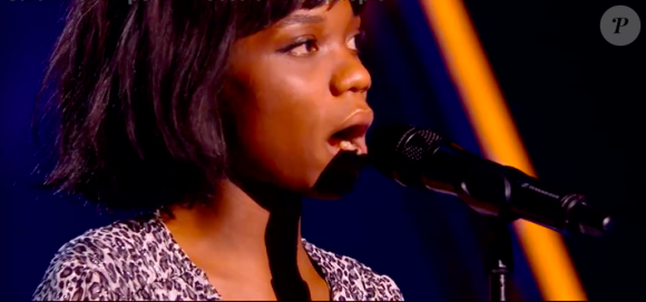 London Loko dans "The voice 8" sur TF1, le 23 mars 2019.