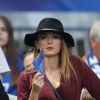 Rachel Legrain-Trapani (compagne de B.Pavard) dans les tribunes lors de la Ligue des nations opposant la France aux Pays-Bas, au Stade de France, à Saint-Denis, Seine Saint-Denis, France, le 9 septembre 2018. La France a gagné 2-1. © Cyril Moreau/Bestimage