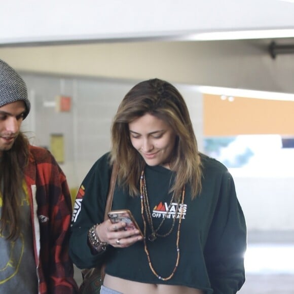 Paris Jackson et son petit-ami vont au cinéma, à Los Angeles, le 16 mars 2019.