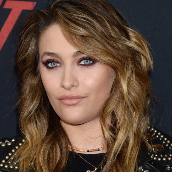 Paris Jackson à l'avant-première du film Netflix "The Dirt" au cinéma ArcLight dans le quartier de Hollywood, à Los Angeles, le 18 mars 2019.