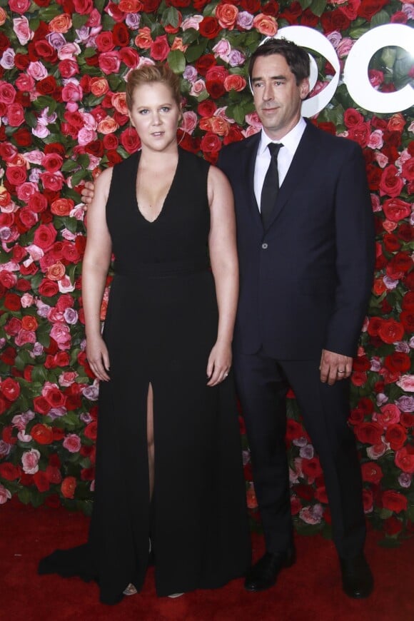 Amy Schumer et son mari Chris Fischer - 72ème cérémonie annuelle des Tony Awards au Radio City Music Hall à New York, le 10 juin 2018.
