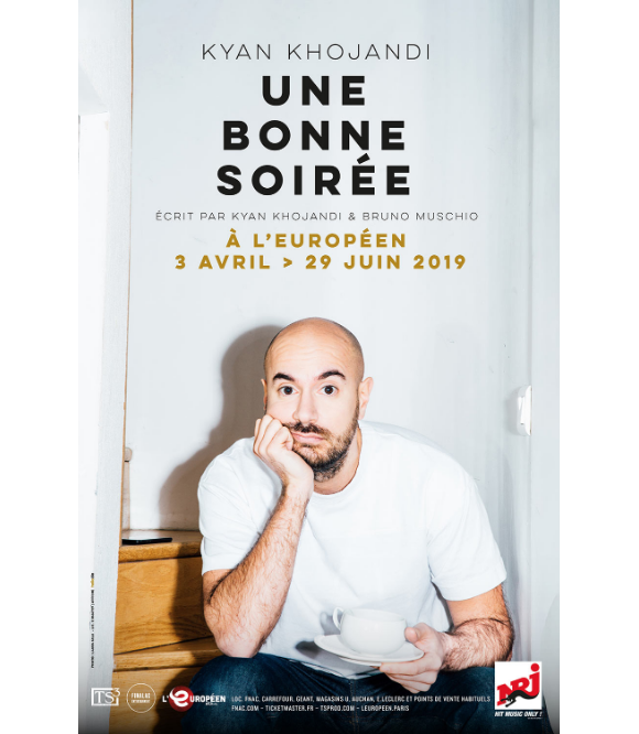 Kyan Khojandi à l'affiche du specacle "Une bonne soirée", actuellement en tournée dans toute la France - 2019.