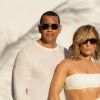 Jennifer Lopez et son fiancé Alex Rodriguez partagent une campagne de pub pour la marque Quay Australia. Mars 2019.