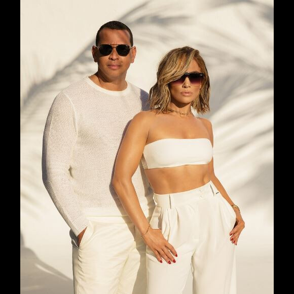 Jennifer Lopez et son fiancé Alex Rodriguez partagent une campagne de pub pour la marque Quay Australia. Mars 2019.